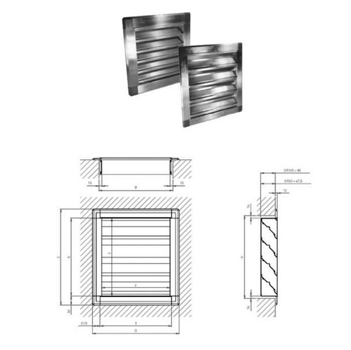 LOUVERS Code GRALL